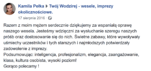 Kamila o Twój Wodzirej - Wojciech Salamon